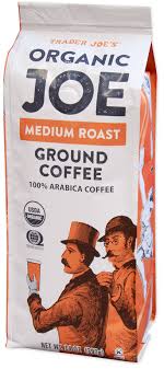 TRADER JOE'S ORGANIC JOE MEDIUM ROAST GROUND COFFEE 14 OZ #ROCK VALUE-ORDER BY  TUESDAY EVENING JULY 15 ARRIVING JULY 23   FOR DELIVERY#