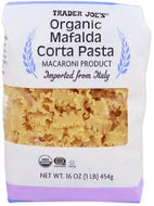 TRADER JOES ORGANIC MAFALDA CORTA PASTA 16 OZ #ROCK VALUE-ORDER BY  TUESDAY EVENING AUGUST 19 ARRIVING AUGUST 27 FOR DELIVERY#