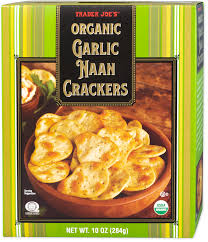 TRADER JOE'S ORGANIC NAAN CRACKERS 10 OZ #ROCK VALUE-ORDER BY TUESDAY EVENING NOV 25 ARRIVING DEC 03 FOR DELIVERY#