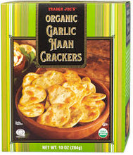 TRADER JOE'S ORGANIC NAAN CRACKERS 10 OZ #ROCK VALUE-ORDER BY TUESDAY EVENING NOV 25 ARRIVING DEC 03 FOR DELIVERY#