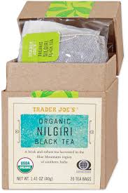 TRADER JOE'S ORGANIC NILGIRI BLACK TEA 20 CT #ROCK VALUE-ORDER BY  TUESDAY EVENING JULY 15 ARRIVING JULY 23   FOR DELIVERY#