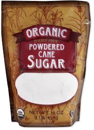 TRADER JOES ORGANIC POWDERED CANE SUGAR 16 OZ #ROCK VALUE-ORDER BY  TUESDAY EVENING DEC 23  ARRIVING  DEC 31   FOR DELIVERY#