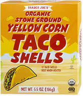 ORGANIC STONE GROUND YELLOW CORN TACO SHELLS 5.5 OZ #ROCK VALUE-ORDER BY  TUESDAY EVENING JULY 15  ARRIVING  JULY 23   FOR DELIVERY#