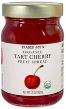 TRADER JOES ORGANIC TART CHERRY FRUIT SPREAD 15 OZ #ROCK VALUE-ORDER BY  TUESDAY EVENING OCT 28  ARRIVING NOV 05   FOR DELIVERY#