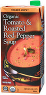 ORGANIC TOMATO AND ROASTED RED PEPPER SOUP 32 OZ #ROCK VALUE-ORDER BY TUESDAY EVENING NOV 18 ARRIVING NOV 26 FOR DELIVERY#