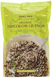 TRADER JOES ORGANIC TRICOLOR QUINOA 16 OZ #ROCK VALUE-ORDER BY  TUESDAY EVENING AUGUST 19 ARRIVING AUGUST 27 FOR DELIVERY#