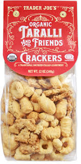 TRADER JOE'S ORGANIC TARALLI AND FRIENDS CRACKERS 12 OZ #ROCK VALUE-ORDER BY TUESDAY EVENING NOV 25 ARRIVING DEC 03 FOR DELIVERY#