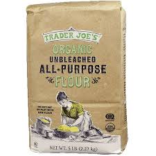 ORGANIC UNBLEACHED ALL PURPOSE FLOUR 5 LB #ROCK VALUE-ORDER BY  TUESDAY EVENING JULY 15  ARRIVING  JULY 23   FOR DELIVERY#