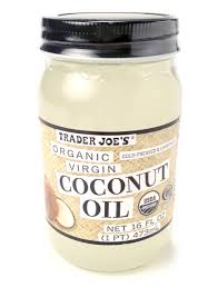 TRADER JOES ORGANIC VIRGIN COCONUT OIL 16 OZ #ROCK VALUE-ORDER BY  TUESDAY EVENING AUGUST 19 ARRIVING AUGUST 27 FOR DELIVERY#