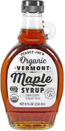 TRADER JOES ORGANIC VERMONT MAPLE SYRUP 8 OZ #ROCK VALUE-ORDER BY  TUESDAY EVENING OCT 28  ARRIVING NOV 05   FOR DELIVERY#