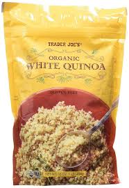 TRADER JOES ORGANIC WHITE QUINOA 16 OZ #ROCK VALUE-ORDER BY  TUESDAY EVENING AUGUST 19 ARRIVING AUGUST 27 FOR DELIVERY#