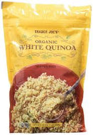 TRADER JOES ORGANIC WHITE QUINOA 16 OZ #ROCK VALUE-ORDER BY  TUESDAY EVENING AUGUST 19 ARRIVING AUGUST 27 FOR DELIVERY#