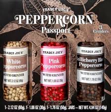 TRADER JOES PEPPERCORN PASSPORT 4.94 OZ #ROCK VALUE-ORDER BY  TUESDAY EVENING AUGUST 19 ARRIVING AUGUST 27 FOR DELIVERY#