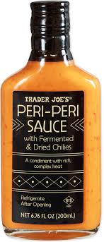 TRADER JOES PERI PERI SAUCE 6.76 OZ #ROCK VALUE-ORDER BY  TUESDAY EVENING OCT 28  ARRIVING NOV 05   FOR DELIVERY#