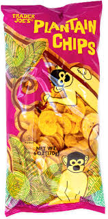 TRADER JOE'S PLANTAIN CHIPS 6 OZ #ROCK VALUE-ORDER BY TUESDAY EVENING NOV 18 ARRIVING NOV 26 FOR DELIVERY#
