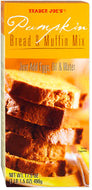 TRADER JOES PUMPKIN BREAD AND MUFFIN MIX 17.5 OZ #ROCK VALUE-ORDER BY  TUESDAY EVENING DEC 23  ARRIVING  DEC 31   FOR DELIVERY#