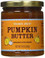 TRADER JOES PUMPKIN BUTTER 10 OZ #ROCK VALUE-ORDER BY  TUESDAY EVENING OCT 28  ARRIVING NOV 05   FOR DELIVERY#