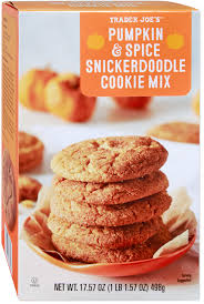 TRADER JOES PUMPKIN AND SPICE SNICKERDOODLE COOKIE MIX 17.57 OZ #ROCK VALUE-ORDER BY  TUESDAY EVENING DEC 23  ARRIVING  DEC 31   FOR DELIVERY#