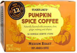 TRADER JOE'S PUMPKIN SPICE COFFEE CUPS 5.08 OZ #ROCK VALUE-ORDER BY  TUESDAY EVENING JULY 15 ARRIVING JULY 23   FOR DELIVERY#