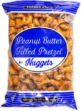 TRADER JOE'S PEANUT BUTTER FILLED PRETZEL NUGGETS 16 OZ #ROCK VALUE-ORDER BY TUESDAY EVENING NOV 25 ARRIVING DEC 03 FOR DELIVERY#