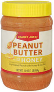 TRADER JOES PEANUT BUTTER WITH HONEY 16 OZ #ROCK VALUE-ORDER BY  TUESDAY EVENING OCT 28  ARRIVING NOV 05   FOR DELIVERY#