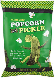 TRADER JOE'S POPCORN IN A PICKLE 5 OZ #ROCK VALUE-ORDER BY TUESDAY EVENING NOV 25 ARRIVING DEC 03 FOR DELIVERY#