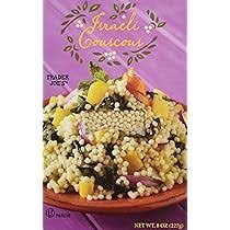 TRADER JOES PEARLED COUSCOUS 8 OZ #ROCK VALUE-ORDER BY  TUESDAY EVENING AUGUST 19 ARRIVING AUGUST 27 FOR DELIVERY#