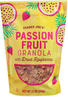 TRADER JOES PASSION FRUIT GRANOLA 12 OZ #ROCK VALUE-ORDER BY TUESDAY EVENING NOV 04  ARRIVING NOV 12  FOR DELIVERY#