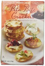 TRADER JOE'S PITA BITE CRACKERS 6 OZ #ROCK VALUE-ORDER BY TUESDAY EVENING NOV 25 ARRIVING DEC 03 FOR DELIVERY#