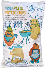TRADER JOE'S PATIO POTATO CHIPS 6 OZ #ROCK VALUE-ORDER BY TUESDAY EVENING NOV 25 ARRIVING DEC 03 FOR DELIVERY#