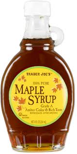 TRADER JOES PURE GRADE A MAPLE SYRUP 8 OZ #ROCK VALUE-ORDER BY  TUESDAY EVENING OCT 28  ARRIVING NOV 05   FOR DELIVERY#