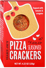 TRADER JOE'S PIZZA SEASONED CRACKERS 4.22 OZ #ROCK VALUE-ORDER BY TUESDAY EVENING NOV 25 ARRIVING DEC 03 FOR DELIVERY#