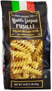 TRADER JOES QUITE POSSIBLY THE WORLDS LARGEST FUSILLI 16 OZ #ROCK VALUE-ORDER BY  TUESDAY EVENING AUGUST 19 ARRIVING AUGUST 27 FOR DELIVERY#