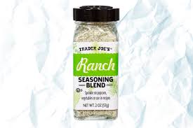 TRADER JOES RANCH SEASONING BLEND 2 OZ #ROCK VALUE-ORDER BY  TUESDAY EVENING AUGUST 19 ARRIVING AUGUST 27 FOR DELIVERY#