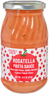 TRADER JOES ROSATELLA PASTA SAUCE 14.5 OZ #ROCK VALUE-ORDER BY  TUESDAY EVENING OCT 28  ARRIVING NOV 05   FOR DELIVERY#