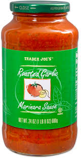 TRADER JOES ROASTED GARLIC MARINARA SAUCE 24 OZ #ROCK VALUE-ORDER BY  TUESDAY EVENING OCT 28  ARRIVING NOV 05   FOR DELIVERY#