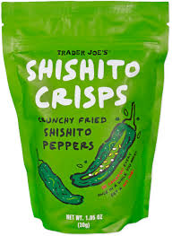TRADER JOE'S SHISHITO CRISPS 1.05 OZ #ROCK VALUE-ORDER BY TUESDAY EVENING NOV 25 ARRIVING DEC 03 FOR DELIVERY#