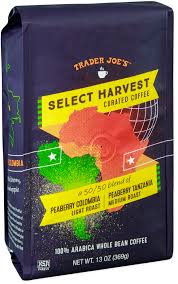 TRADER JOE'S SELECT HARVEST PEABERRY TANZANIA COLUMBIA 13 OZ #ROCK VALUE-ORDER BY  TUESDAY EVENING JULY 15 ARRIVING JULY 23   FOR DELIVERY#