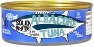 TRADER JOES SOLID WHITE ALBACORE TUNA IN WATER SEA SALT ADDED 4.5 OZ #ROCK VALUE-ORDER BY  TUESDAY EVENING SEP 02 ARRIVING SEP 10 FOR DELIVERY#