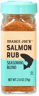 TRADER JOES SALMON RUB SEASONING BLEND 2.6 OZ #ROCK VALUE-ORDER BY  TUESDAY EVENING AUGUST 19 ARRIVING AUGUST 27 FOR DELIVERY#