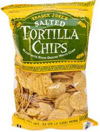 TRADER JOE'S SALTED WHITE CORN TORTILLA CHIPS 32 OZ #ROCK VALUE-ORDER BY TUESDAY EVENING NOV 25 ARRIVING DEC 03 FOR DELIVERY#