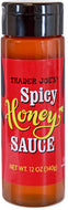 TRADER JOES SPICY HONEY SAUCE 12 OZ #ROCK VALUE-ORDER BY  TUESDAY EVENING OCT 28  ARRIVING NOV 05   FOR DELIVERY#