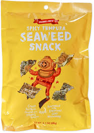 TRADER JOE'S SPICY TEMPURA SEAWEED SNACK 2.1 OZ #ROCK VALUE-ORDER BY TUESDAY EVENING NOV 25 ARRIVING DEC 03 FOR DELIVERY#