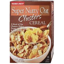 TRADER JOES SUPER NUTTY OAT CLUSTERS CEREAL 20 OZ #ROCK VALUE-ORDER BY TUESDAY EVENING NOV 04  ARRIVING NOV 12  FOR DELIVERY#