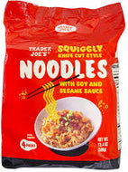 TRADER JOES SQUIGGLY KNIFE CUT STYLE NOODLES 13.4 OZ #ROCK VALUE-ORDER BY  TUESDAY EVENING AUGUST 19 ARRIVING AUGUST 27 FOR DELIVERY#
