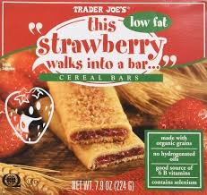 TRADER JOES THIS STRAWBERRY WALK INTO A BAR CEREAL BAR 7.8 OZ #ROCK VALUE-ORDER BY  TUESDAY EVENING SEP 09  ARRIVING SEP 17  FOR DELIVERY#