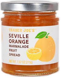 TRADER JOES SEVILLE ORANGE MARMALADE FRUIT SPREAD 7.57 OZ #ROCK VALUE-ORDER BY  TUESDAY EVENING OCT 28  ARRIVING NOV 05   FOR DELIVERY#