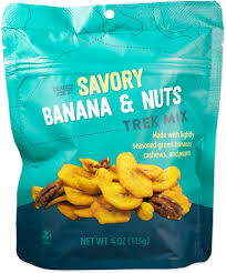 TRADER JOE'S SAVORY BANANA AND NUTS TREK MIX 4 OZ #ROCK VALUE-ORDER BY TUESDAY EVENING NOV 25 ARRIVING DEC 03 FOR DELIVERY#