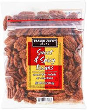 TRADER JOE'S SWEET AND SPICY PECANS 5 OZ #ROCK VALUE-ORDER BY TUESDAY EVENING NOV 25 ARRIVING DEC 03 FOR DELIVERY#