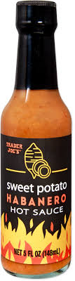 TRADER JOES SWEET POTATO HABERNO HOT SAUCE 12 OZ #ROCK VALUE-ORDER BY  TUESDAY EVENING OCT 28  ARRIVING NOV 05   FOR DELIVERY#
